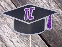 Load image into Gallery viewer, Graduation Cake or Cupcake Toppers (x12)