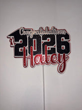 Load image into Gallery viewer, Graduation Cake or Cupcake Toppers (x12)
